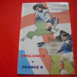 1992 ENGLAND B V FRANCE B
