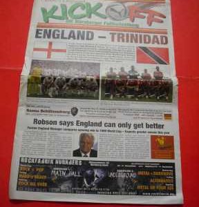 2006 TRINIDAD V ENGLAND WORLD CUP