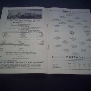 1961 ENGLAND V PORTUGAL WORLD CUP QUALIFIER