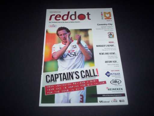LEAGUE 2010s » 2012/13 MK DONS V COVENTRY