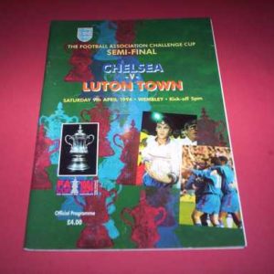 1993/94 CHELSEA V LUTON FA CUP SEMI FINAL