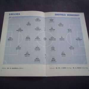 1965/66 CHELSEA V SHEFFIELD WEDNESDAY FA CUP SEMI FINAL