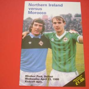 1986 NORTHERN IRELAND V MOROCCO