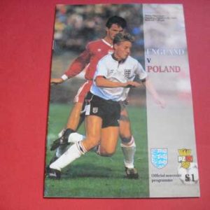 1990 ENGLAND V POLAND U21 @ TOTTENHAM