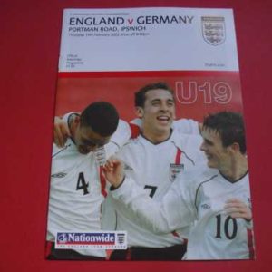 2002 ENGLAND V GERMANY U19 @ IPSWICH