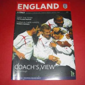 2006 ENGLAND V ITALY U23 @ CAMBRIDGE