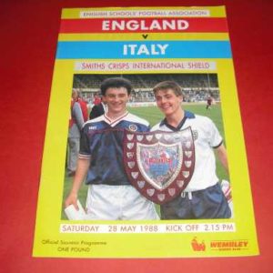 1988 ENGLAND V ITALY SCHOOLS