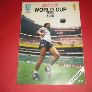 1986 ENGLAND OFFICIAL WORLD CUP BROCHURE