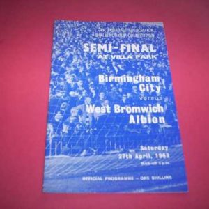 1967/68 BIRMINGHAM V WBA FA CUP SEMI FINAL