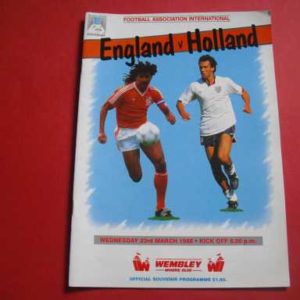 1988 ENGLAND V HOLLAND