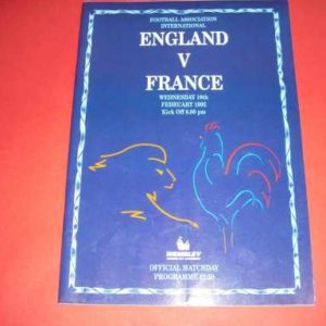 1992 ENGLAND V FRANCE
