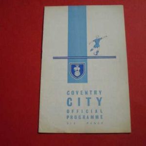 1962 COVENTRY V ENGLAND U18 @ COVENTRY