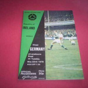 1979 REPUBLIC OF IRELAND V WEST GERMANY