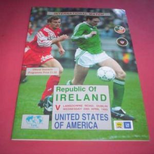 1992 REPUBLIC OF IRELAND V USA