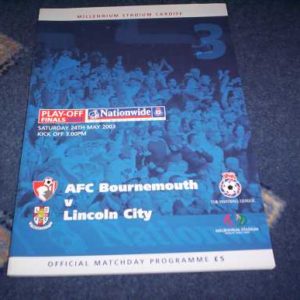 2003 BOURNEMOUTH V LINCOLN PLAY OFF FINAL