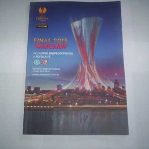 2015 DNIPRO V SEVILLA UEFA EUROPA LEAGUE FINAL *uk free post*