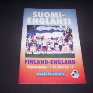 2000 FINLAND V ENGLAND