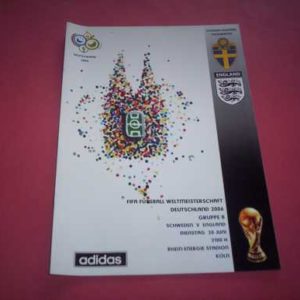 2006 SWEDEN V ENGLAND WORLD CUP FINALS