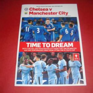 2015 CHELSEA V MAN CITY FA YOUTH CUP FINAL 2ND LEG