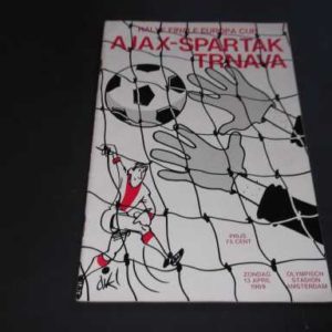 1969 AJAX V SPARTAK TRNAVA EUROPEAN CUP SEMI FINAL