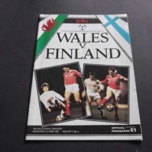 1987 WALES V FINLAND