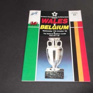 1990 WALES V BELGIUM