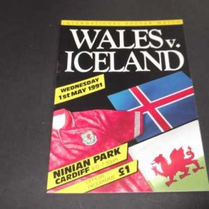 1991 WALES V ICELAND
