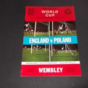 1973 ENGLAND V POLAND