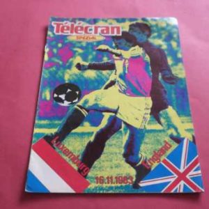1983 LUXEMBOURG V ENGLAND