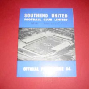 1966 SOUTHEND V ROMFORD ESSEX PROFESSIONAL CUP FINAL 2ND LEG