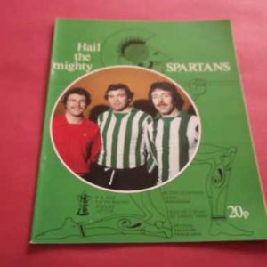 1977/78 BLYTH SPARTANS V WREXHAM FA CUP REPLAY