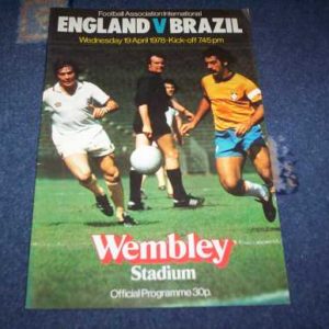 1978 ENGLAND V BRAZIL