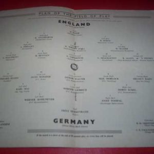 1954 ENGLAND V GERMANY