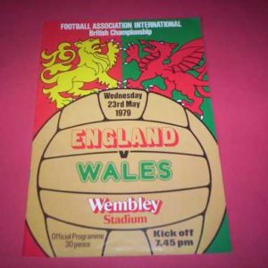 1979 ENGLAND V WALES