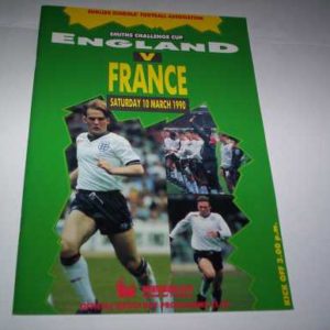 1990 ENGLAND V FRANCE SCHOOLS SMITHS CUP