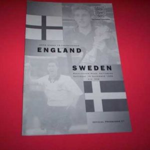 1995 ENGLAND V SWEDEN U18 @ KETTERING