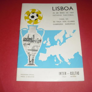 1967 INTER MILAN V CELTIC EUROPEAN CUP FINAL “ORIGINAL”