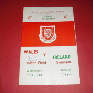 1964 WALES V NORTHERN IRELAND – GEORGE BEST DEBUT