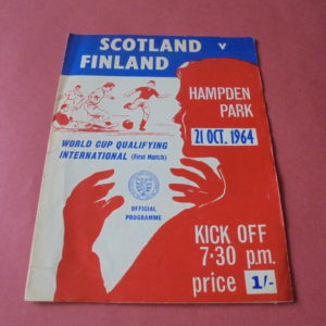 1964 SCOTLAND v FINLAND