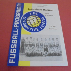 1974 UEFA CUP SEMI FINAL LOCOMOTIVE LEIPZEG