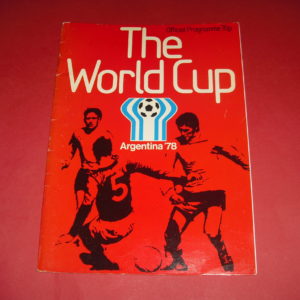 1978 WORLD CUP OFFICIAL TOURNAMENT BROCHURE