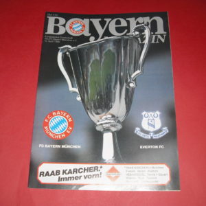 1984/85 BAYERN MUNICH V EVERTON EUROPEAN CUP WINNERS CUP SEMI FINAL