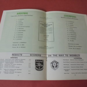 1971 FA CUP FINAL ARSENAL v LIVERPOOL