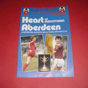 1986 HEARTS V ABERDEEN SCOTTISH CUP FINAL