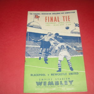1951 BLACKPOOL V NEWCASTLE FA CUP FINAL