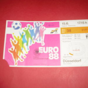 1988 ENGLAND V NETHERLANDS EURO 88 TICKET