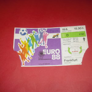 1988 ENGLAND V USSR EURO 88 TICKET