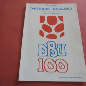 1989 DENMARK v ENGLAND