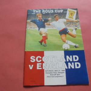 1989 SCOTLAND v ENGLAND (ROUS CUP)
