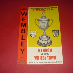 1965 HENDON V WHITBY FA AMATEUR CUP FINAL